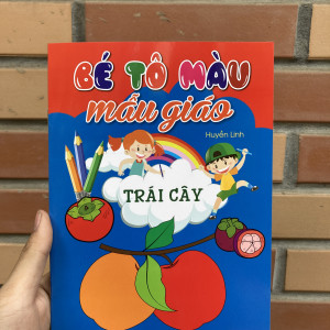 Bé tô màu mẫu giáo - Trái cây (2024-10k)